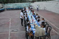  بالصور: سرية كشاف النادي الاسلامي تنظم افطاراً جماعياً لأعضائها 